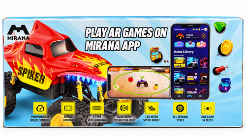 Mirana Spiker Remote Car Off-Road Car with Built-In Bluetooth Speaker & 2000mAh Rechargeable Battery