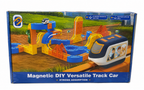 Magnetic DIY Versatile Track Car Set with Train – Creative Build & Play Track Set for Kids