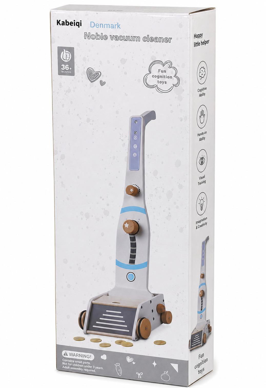 Kabeiqi Denmark Noble Kids Pretend Play Vacuum Cleaner Toy – 36+ Months