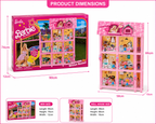 Barbie Dream House 3-Storey Dollhouse Playset with Furniture & Accessories – 8388