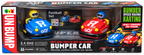 Remote Control 2.4GHz Bumper Car Set – 2 Player Football Racing & Collision Cars