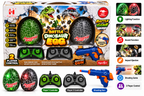 Battle Dinosaur Egg Remote Control Shooting Game – 2 Player Set with Shooting Guns
