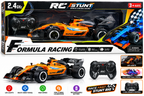 2.4GHz Remote Control Formula Racing Car Stunt Toy with Lights for Kids 3+ Years