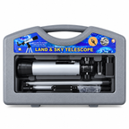 Land & Sky Telescope for Kids with Carry Case & Tripod | Beginner Astronomy Telescope