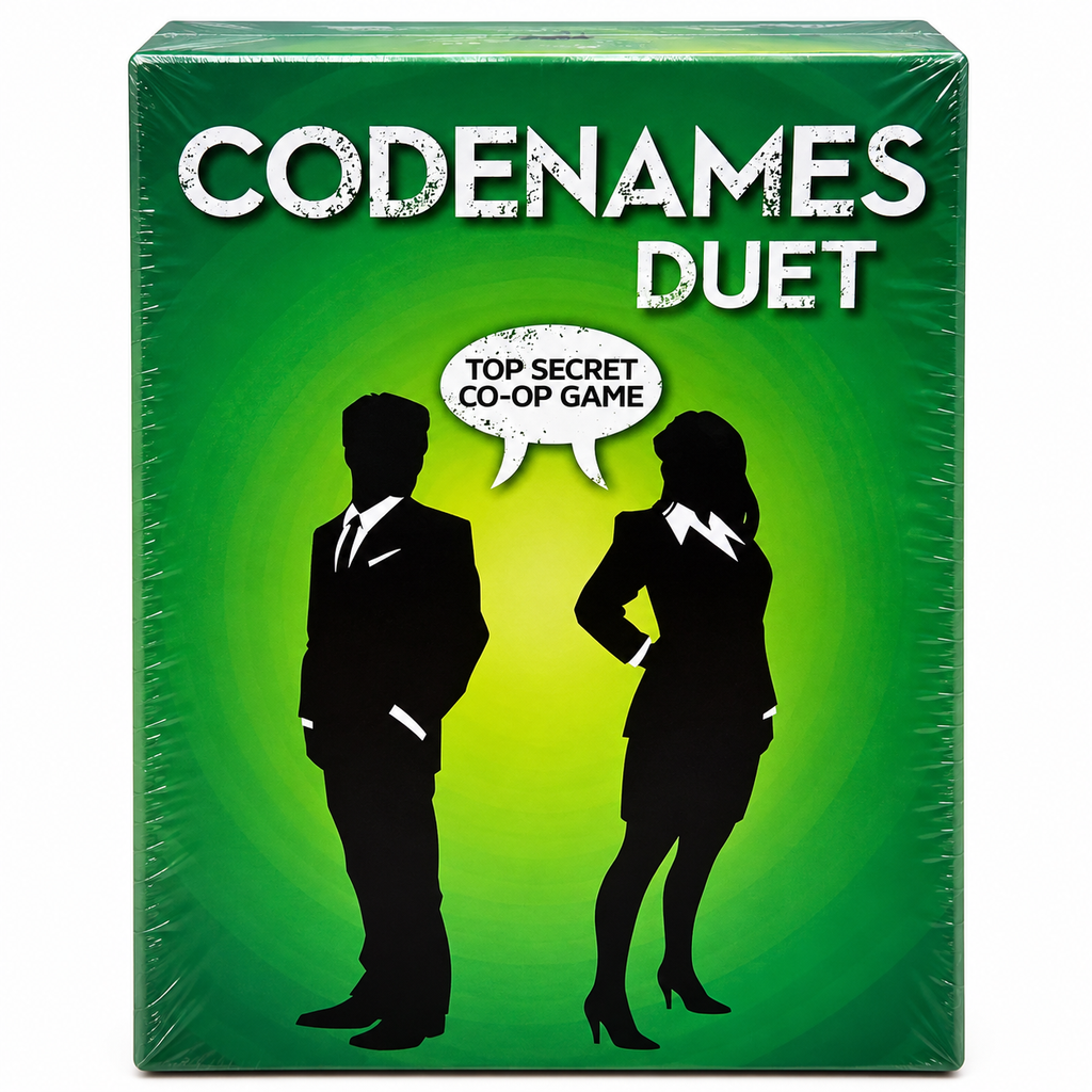 Codenames Duet Cooperative Word Guessing Board Game | Secret Agent Strategy Game for 2+ Players | Ages 11+