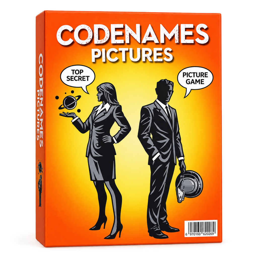 Codenames Pictures Board Game – Team-Based Picture Guessing Game