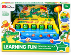 FiveStar Learning Fun Crocodile Attack Pound-a-Crocodile Hammer Game for Kids – Lights, Music & Score | 3+ Years
