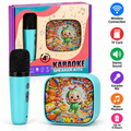 Cocomelon Karaoke Speaker Kit with Wireless Microphone, TF Card Support, Stereo Sound & Music Playback for Kids