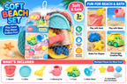 Soft Beach Sand Play Set for Kids – Bucket, Shovel, Rake & Sand Mould Toys