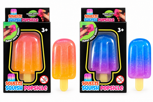 Squeeze Squish Popsicle Super Soild Squishy Toy – 1 Piece Assorted Color