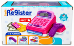 Chaofeng Toys Cash Register Set for Kids Ages 3+ | Electronic Supermarket Billing Machine with Calculator, Card Swipe & Handheld Scanner
