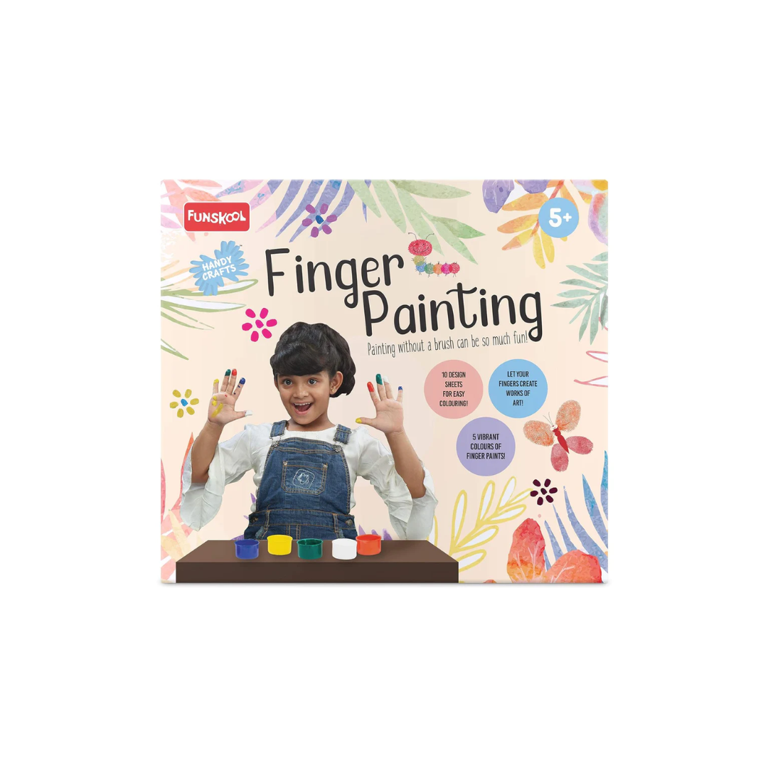 Funskool Handycrafts Finger Painting Kit