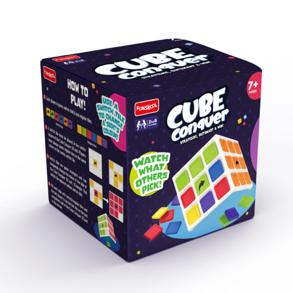 Funskool Cube Conquer Strategic & Mind Challenging Cube Game
