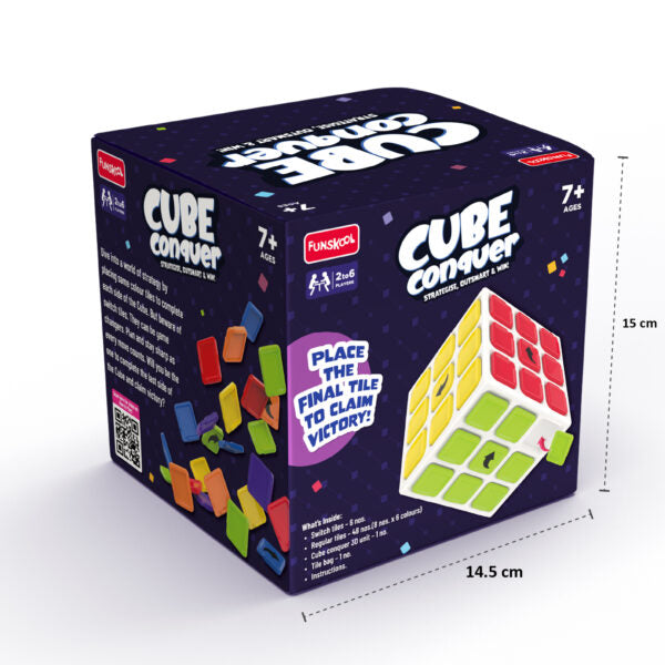 Funskool Cube Conquer Strategic & Mind Challenging Cube Game