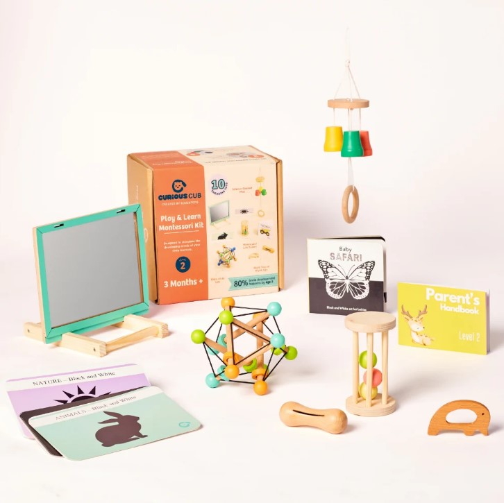 Curious Cub Play & Learn Montessori Kit Level 2