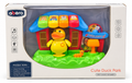 Abero Cute Duck Park Musical Activity Toy for Babies, Interactive Farm Playset with Piano Keys, Lights and Sounds