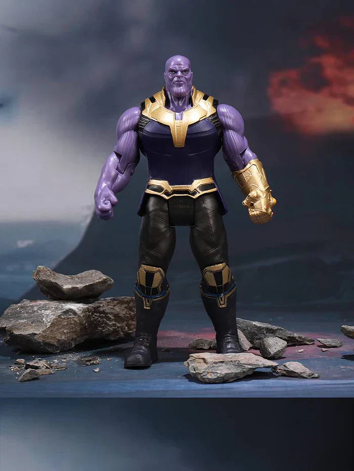 Marvel Avengers endgame movie figure Thanos & Lumi Stand
