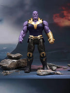 Marvel Avengers endgame movie figure Thanos & Lumi Stand