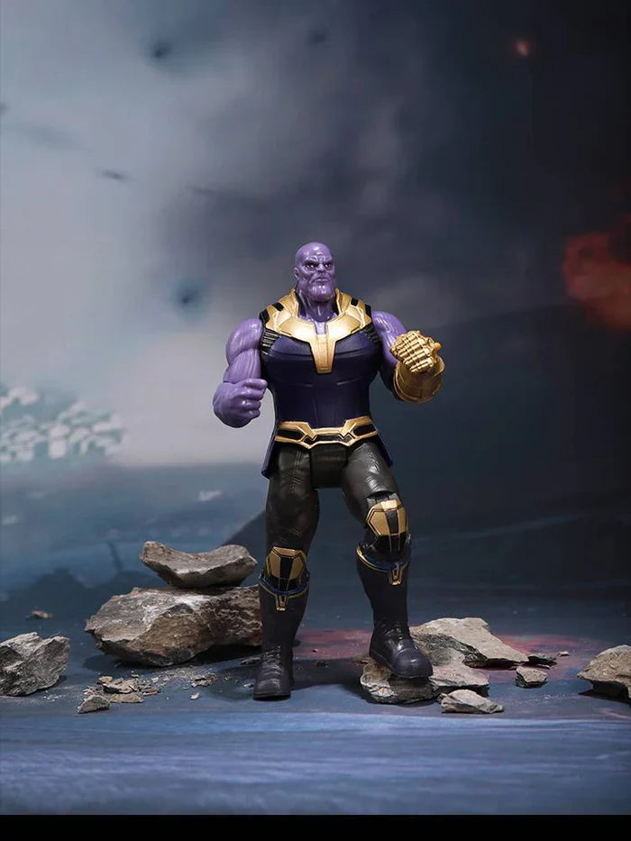 Marvel Avengers endgame movie figure Thanos & Lumi Stand