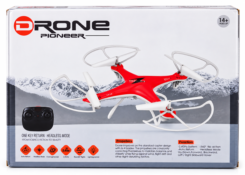 Lead Honor Drone Pioneer LH-X50 RC Drone with 360° Flip, Headless Mode & One Key Return