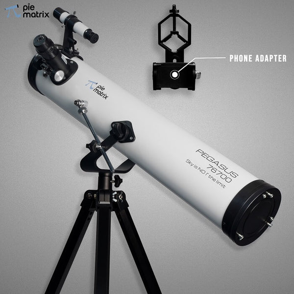 Pie Matrix Pegasus 76mm AZ Newtonian Reflector Telescope (76700)