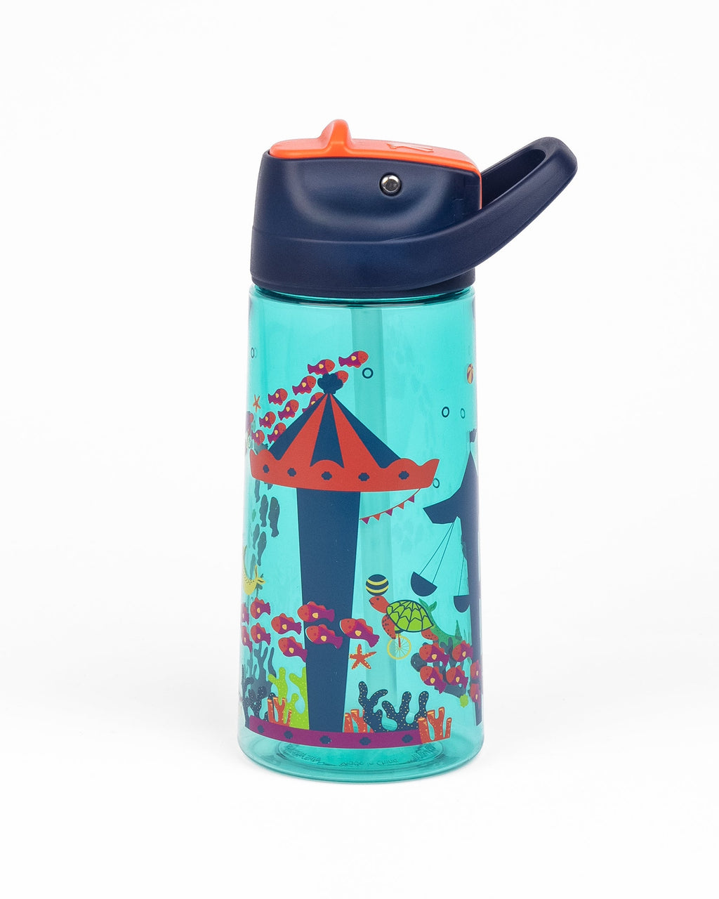 Kicups Clear Sip ™ (Fin Fiesta) Water Bottle 550ml