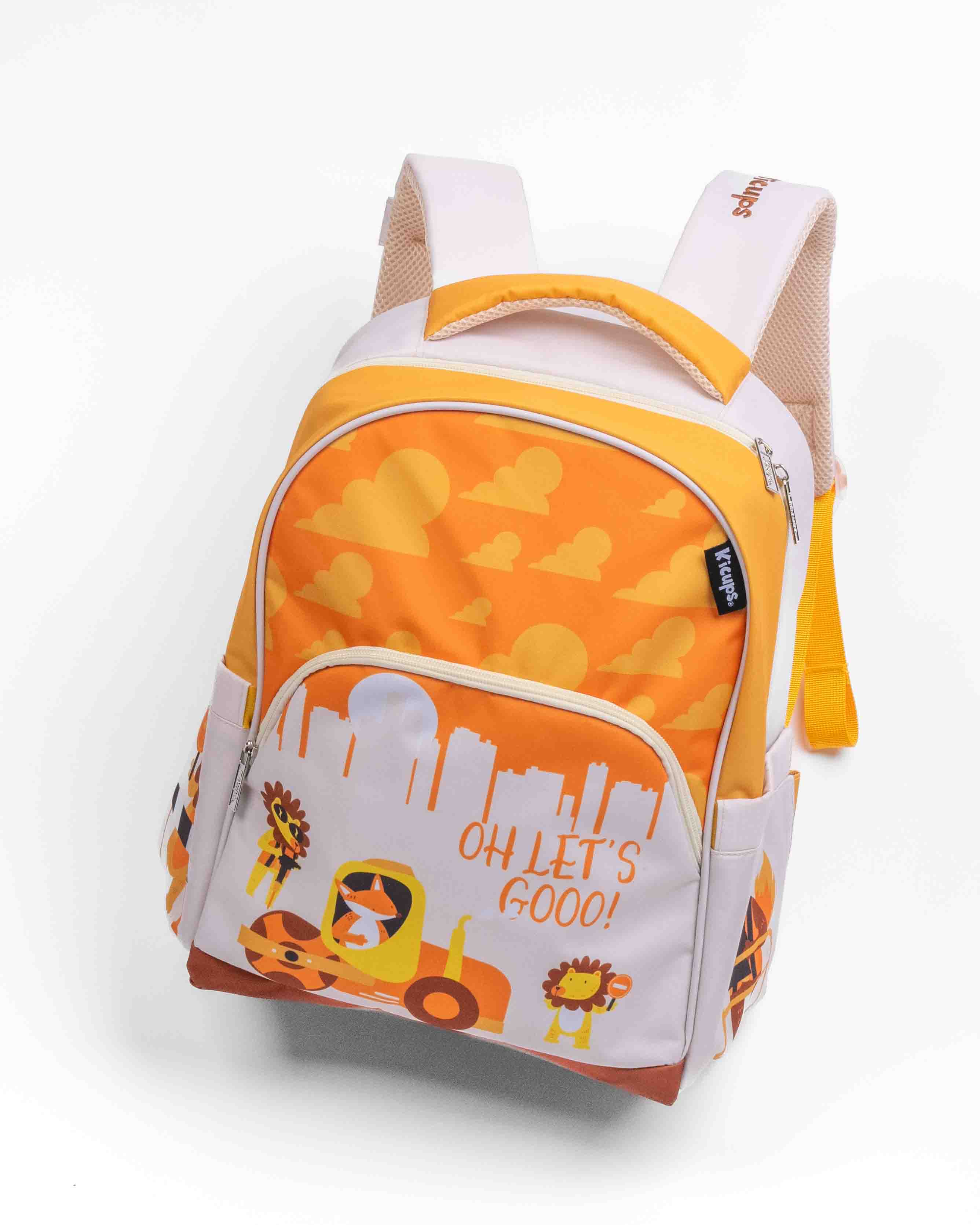 Kicups Buddy Bags ™ (Little Builders) School Bag 14Inch