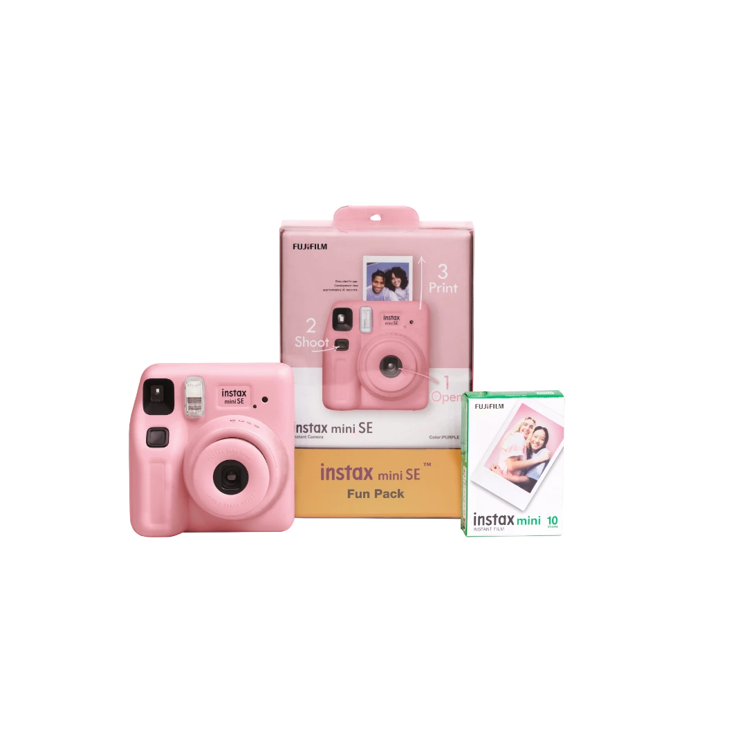 Instax Mini SE Fun Pack Pink
