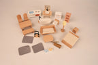 Playbox Pop’s Big Wooden Doll House with Furniture & Accessories for Kids
