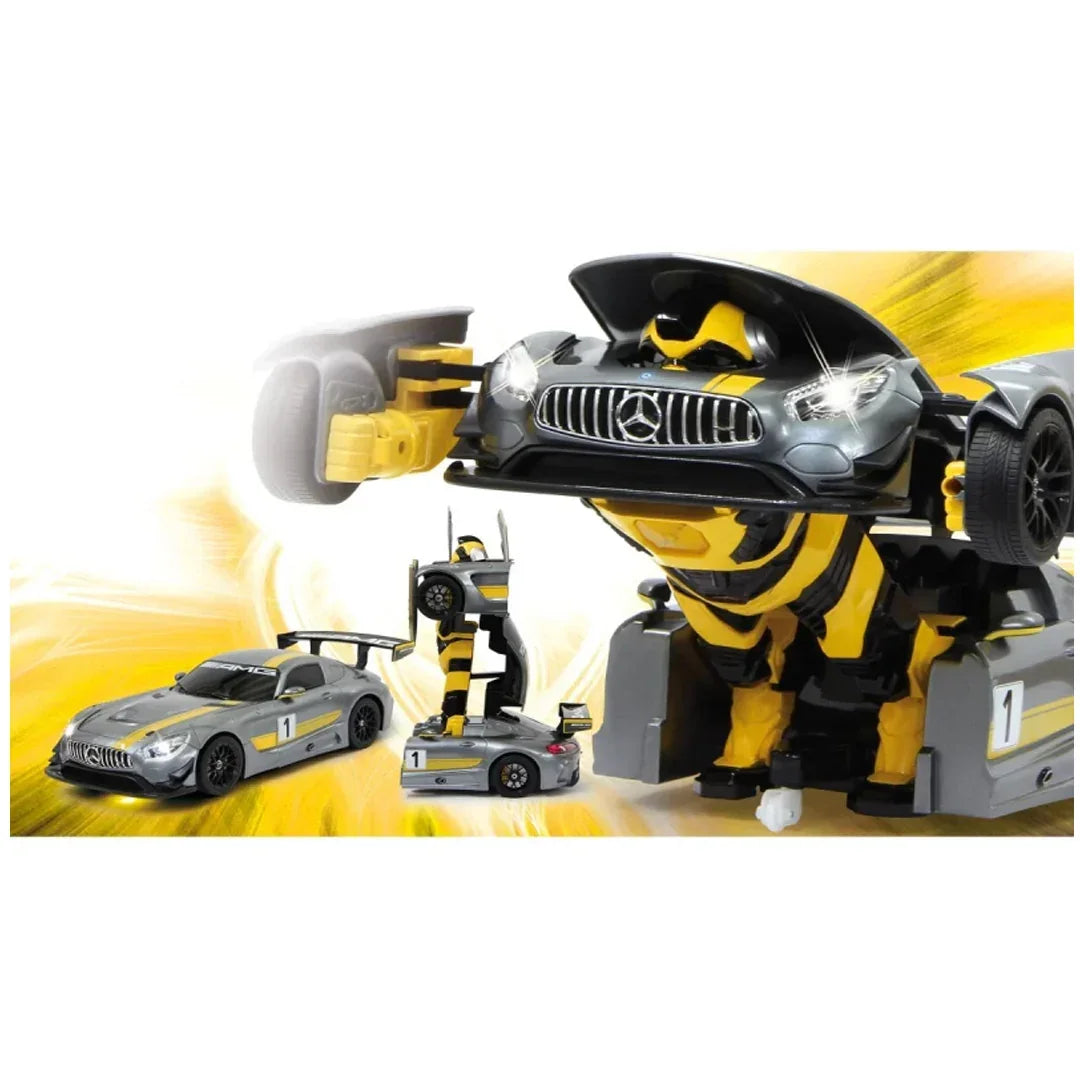 RASTAR Transformable RC Robot Car Toy 1:14 Scale Remote Control Transforming Vehicle Kids Toy Car