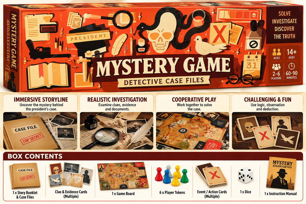 Secret Hitler Board Game – Social Deduction, Strategy & Party Game for Friends & Groups
