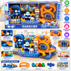 Dinosaur Track Adventure Playset | Interactive Ball Track & Racing Toy Set for Kids