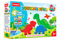 Funskool Fun Dough Doughasaurus Dinosaur Play Set | 4 Colourful Dough Tubs | Creative Modelling Kit for Kids Ages 3+