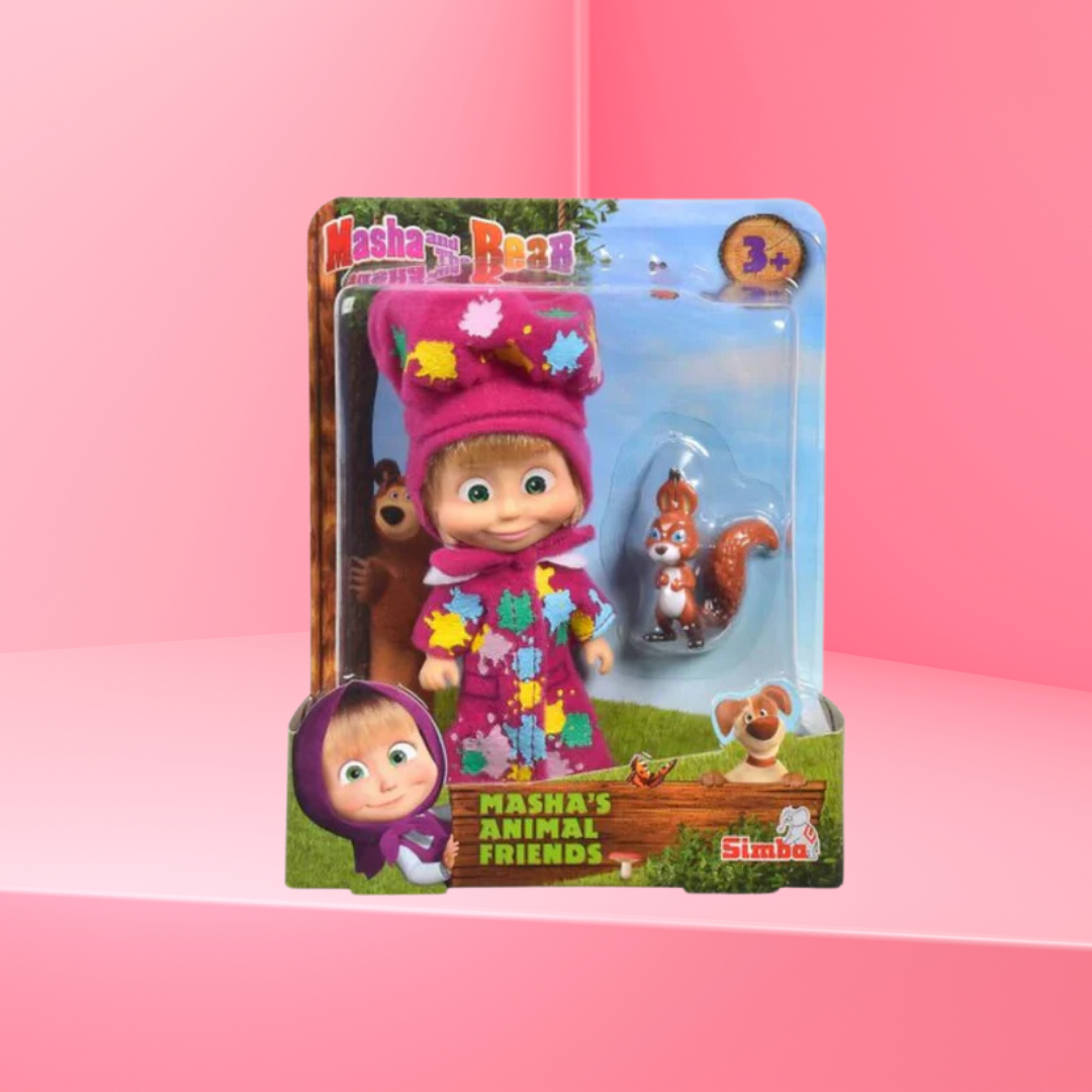 Simba Masha and The Bear Masha With Animal Friends 1Pc