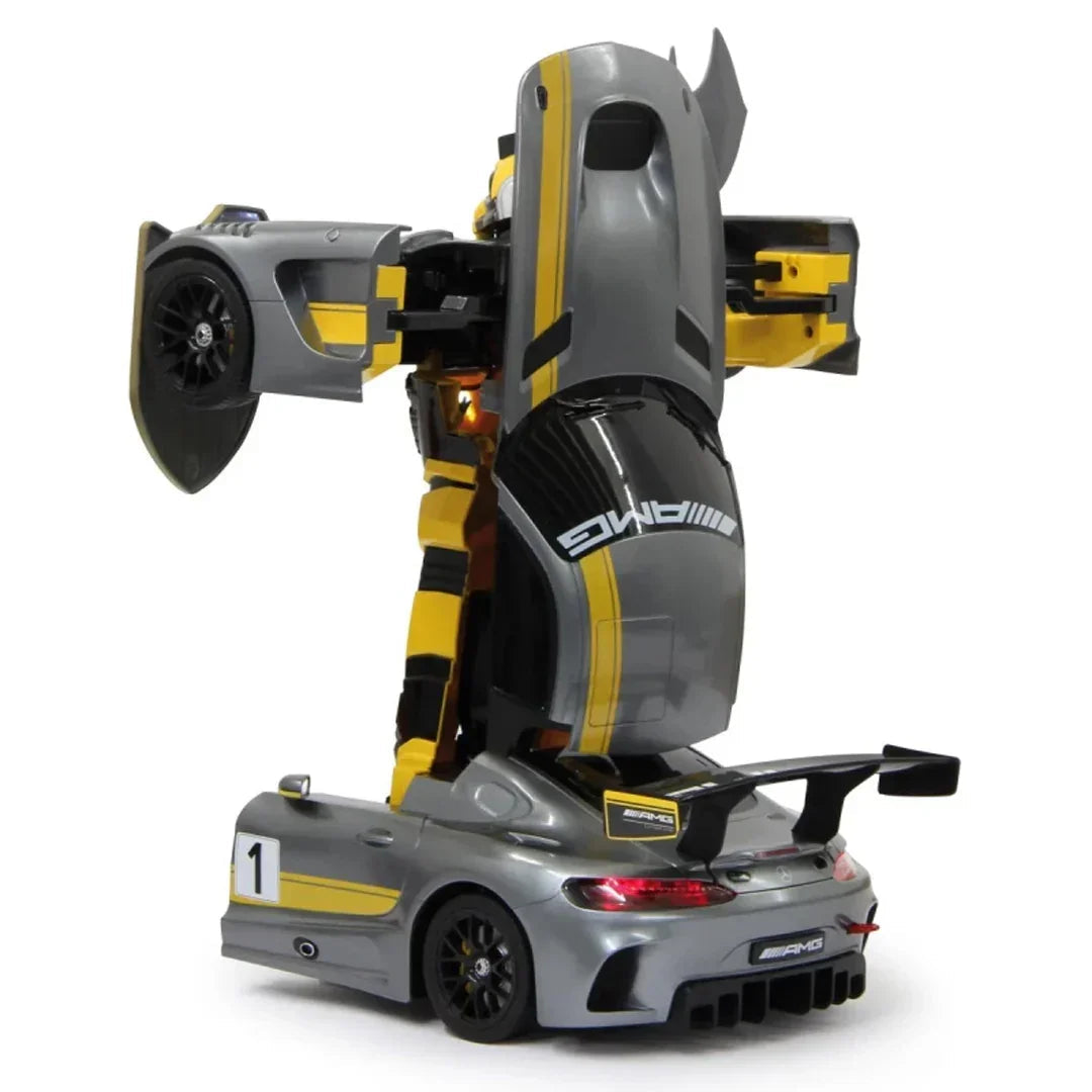 RASTAR Transformable RC Robot Car Toy 1:14 Scale Remote Control Transforming Vehicle Kids Toy Car