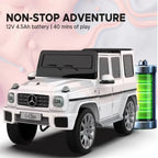 EMotorad Formula Fun Battery Oprated Mercedes Benz G-Wagon Ride-On Car, White