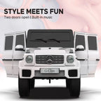 EMotorad Formula Fun Battery Oprated Mercedes Benz G-Wagon Ride-On Car, White