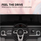 EMotorad Formula Fun Battery Oprated Mercedes Benz G-Wagon Ride-On Car, White