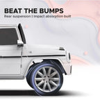 EMotorad Formula Fun Battery Oprated Mercedes Benz G-Wagon Ride-On Car, White