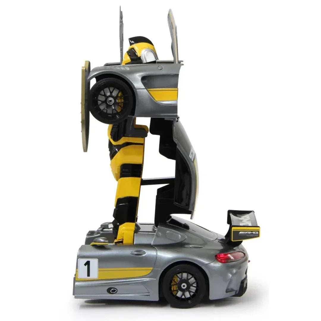RASTAR Transformable RC Robot Car Toy 1:14 Scale Remote Control Transforming Vehicle Kids Toy Car