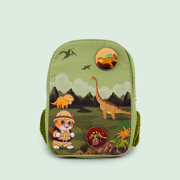 Filli & Me Filli Meets Dinosaurs HugBag 17L Kids School Backpack for Ages 6–7 Years Lightweight School & Travel Bag