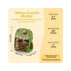 Filli & Me Filli Meets Dinosaurs HugBag 17L Kids School Backpack for Ages 6–7 Years Lightweight School & Travel Bag