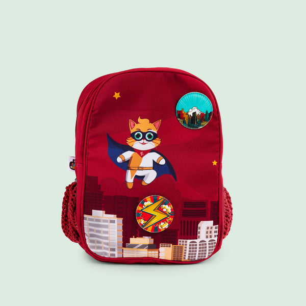 Filli & Me Filli Saves the World HugBag 17L Kids School Backpack for Ages 6–7 Years Lightweight School & Travel Bag