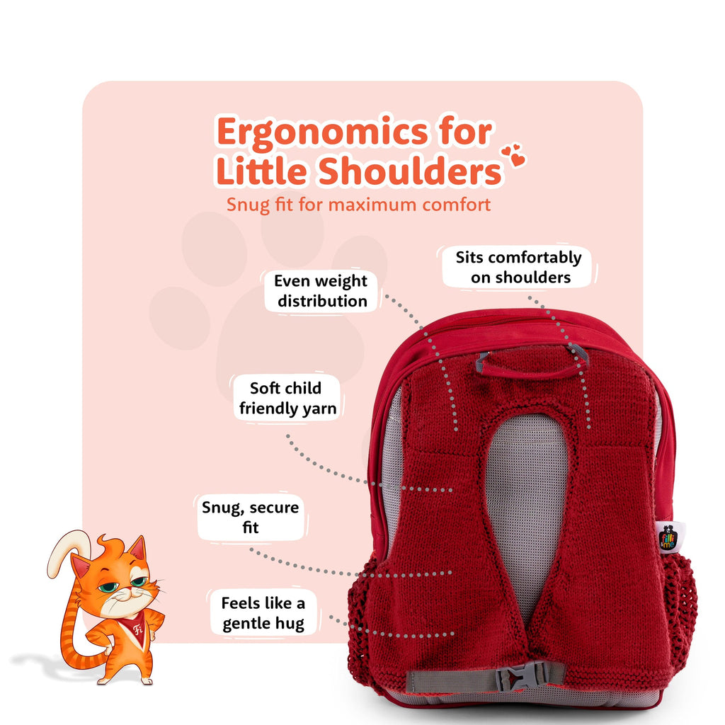 Filli & Me Filli Saves the World HugBag 17L Kids School Backpack for Ages 6–7 Years Lightweight School & Travel Bag