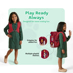 Filli & Me Filli Saves the World HugBag 17L Kids School Backpack for Ages 6–7 Years Lightweight School & Travel Bag