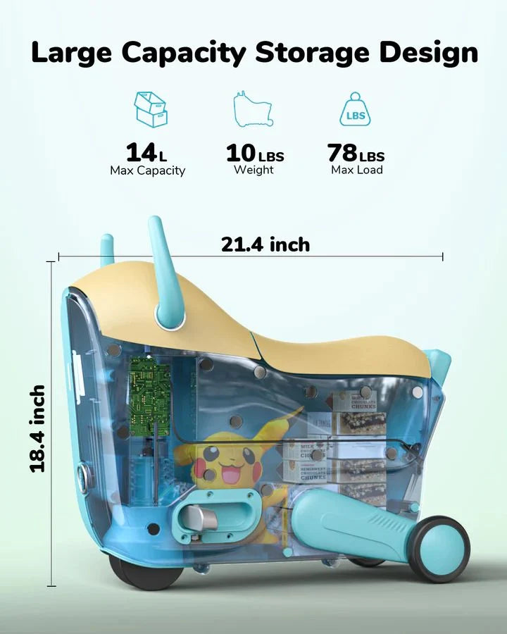 Gyroor GNU Kids Electric Ride-On Suitcase Scooter