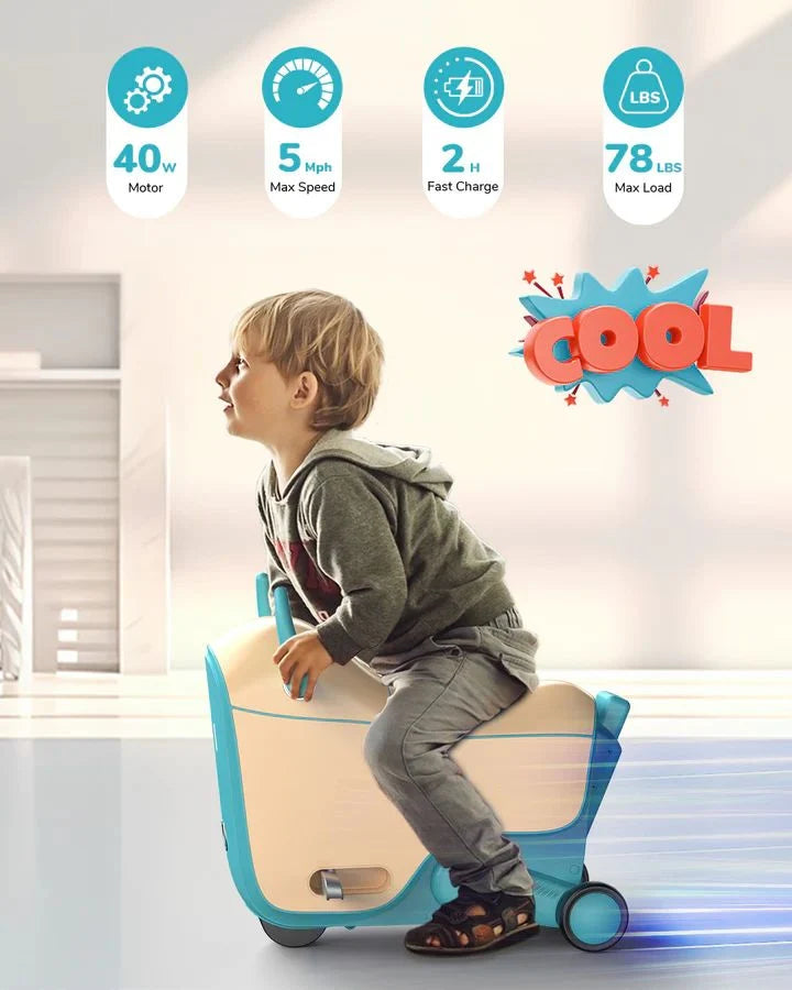 Gyroor GNU Kids Electric Ride-On Suitcase Scooter