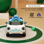 Emotorad Formula Fun Battery Oprated  Car Mini Cooper Aceman -White