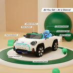 Emotorad Formula Fun Battery Oprated  Car Mini Cooper Aceman -White
