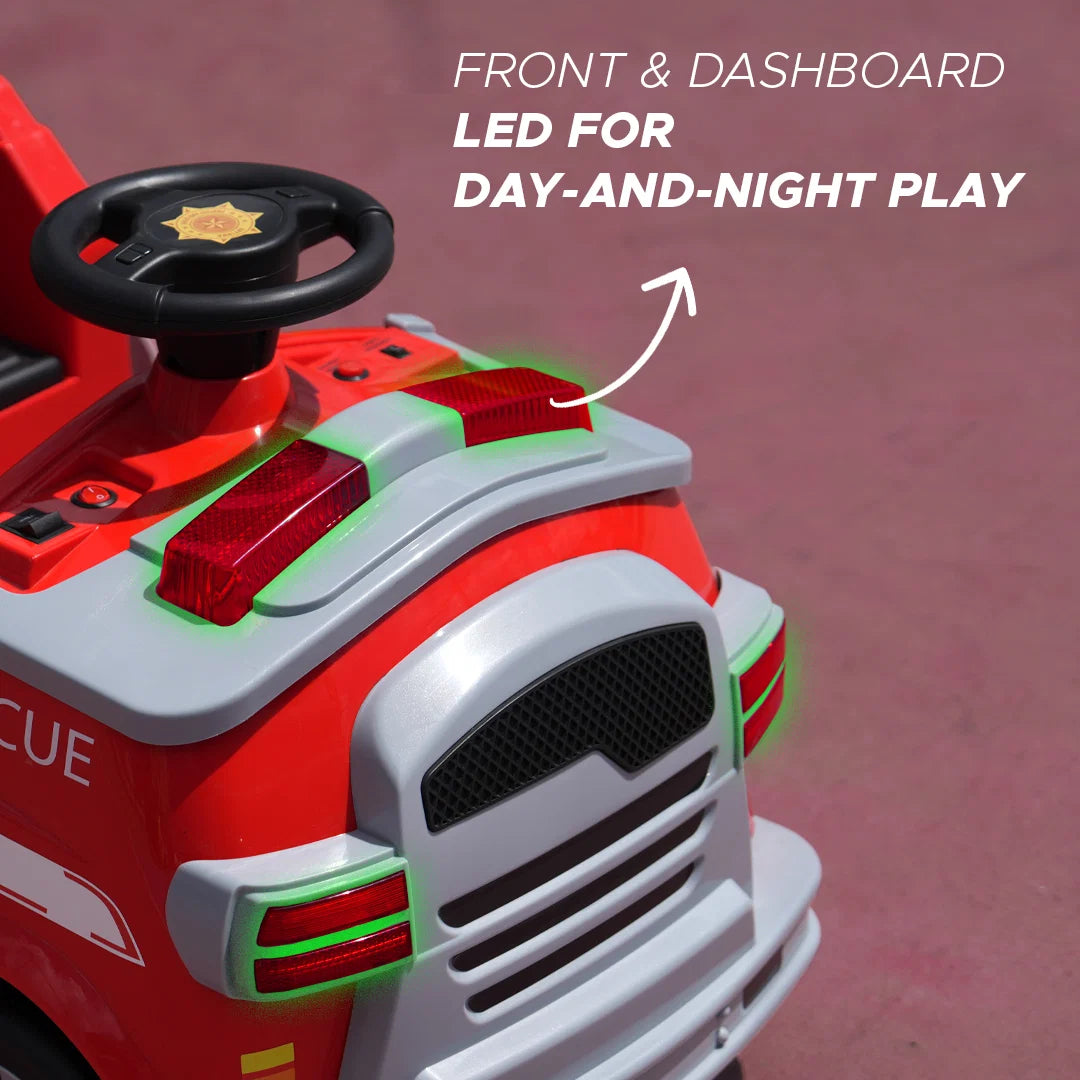 EMotorad Formula Fun Battery Oprated Fire Truck Red